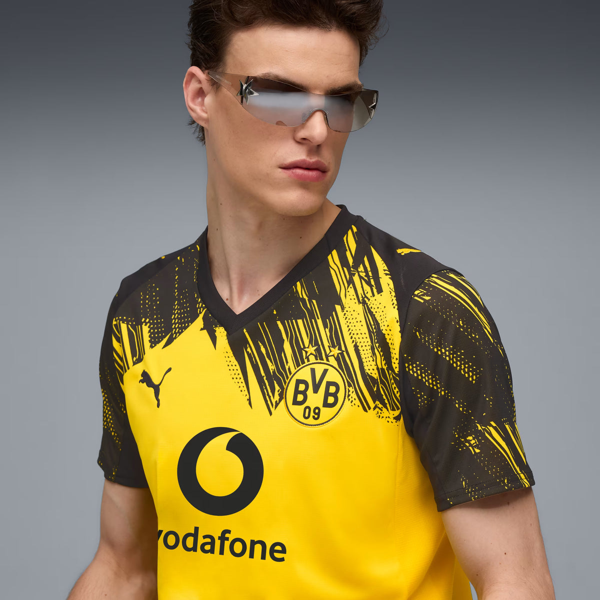 Camisa Borussia Dortmund I 25/26 - Torcedor Puma Masculina - Amarelo