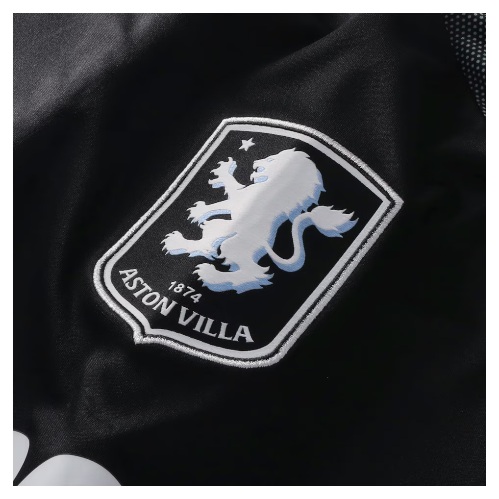 Camisa Aston Villa II Manga Longa 25/26 Adidas Torcedor Masculina - Preta