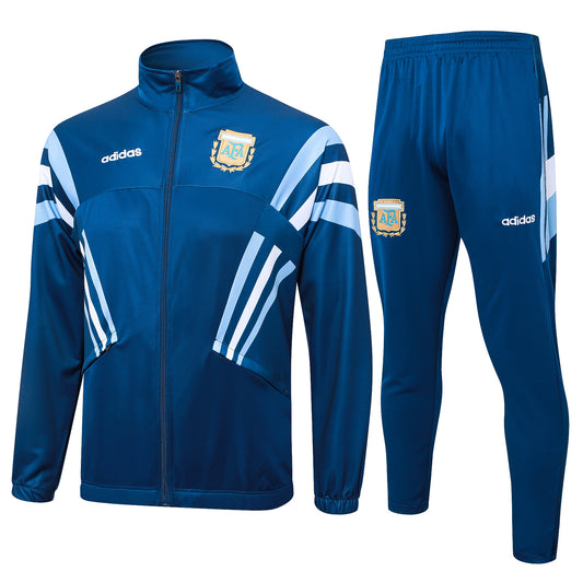 Conjunto Agasalho Treino Argentina 24/25 - Azul Marinho