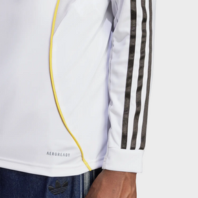 Camisa Real Madrid I Manga Longa 25/26 Torcedor Adidas - Branca