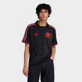 Camisa Flamengo Lifestyler 25/26 Adidas Masculina - Preto