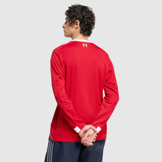 Camisa Liverpool I Manga Longa 25/26 - Torcedor Nike Masculina - Vermelha
