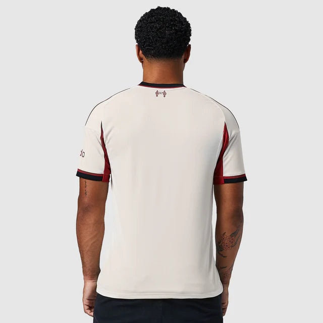 Camisa Liverpool II 25/26 - Torcedor Nike Masculina - Bege [PRÉ-VENDA]