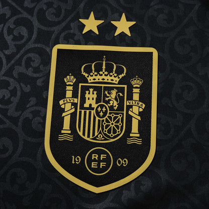 Camisa Espanha 26/27 Campeã do Mundo Especial - Preta