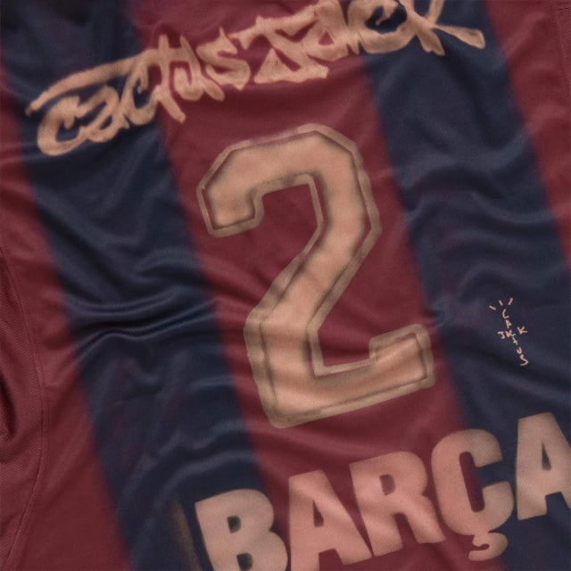 Camisa Barcelona Travis Scott 2000/2001 - Torcedor Unissex - Retrô