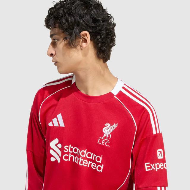 Camisa Liverpool I Manga Longa 25/26 - Torcedor Nike Masculina - Vermelha