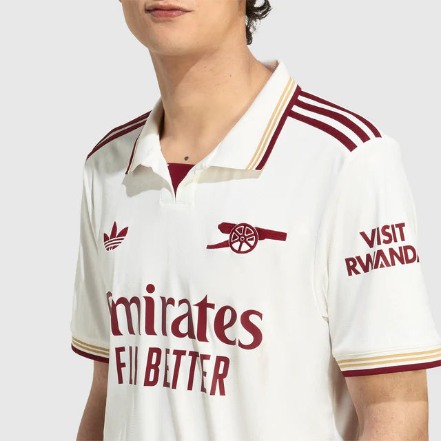 Camisa Arsenal III 25/26 Torcedor Adidas masculina - Off White