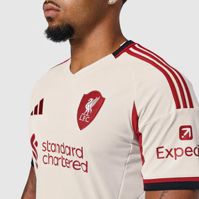 Camisa Liverpool II 25/26 - Torcedor Nike Masculina - Bege [PRÉ-VENDA]