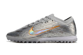 Chuteira Society Nike Air Zoom Mercurial Vapor 15 Elite TF Prata "Anniversary 25 Years Pack"