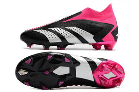 Chuteira Campo Adidas Predator Accuracy+ FG Rosa e Preto "Own You Football Pack"