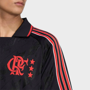 Camisa Flamengo Lifestyler 25/26 Adidas Masculina - Preto