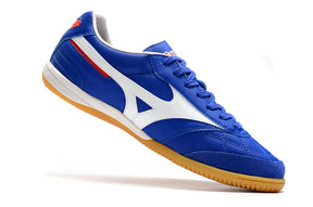 Chuteira Futsal Mizuno Morelia Sala IC Azul e Branca