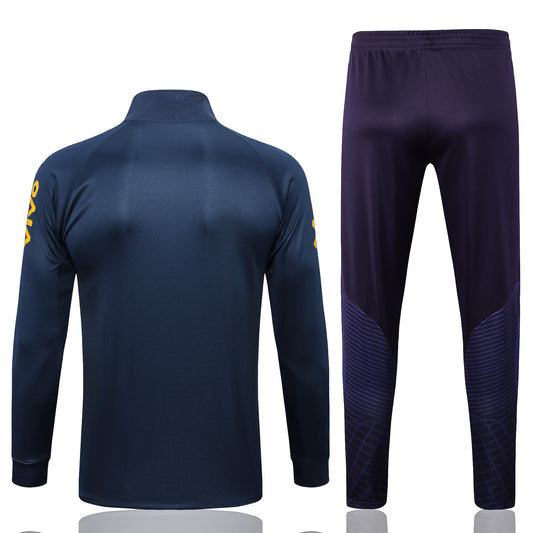 Conjunto Agasalho Treino Brasil 24/25 - Azul Marinho