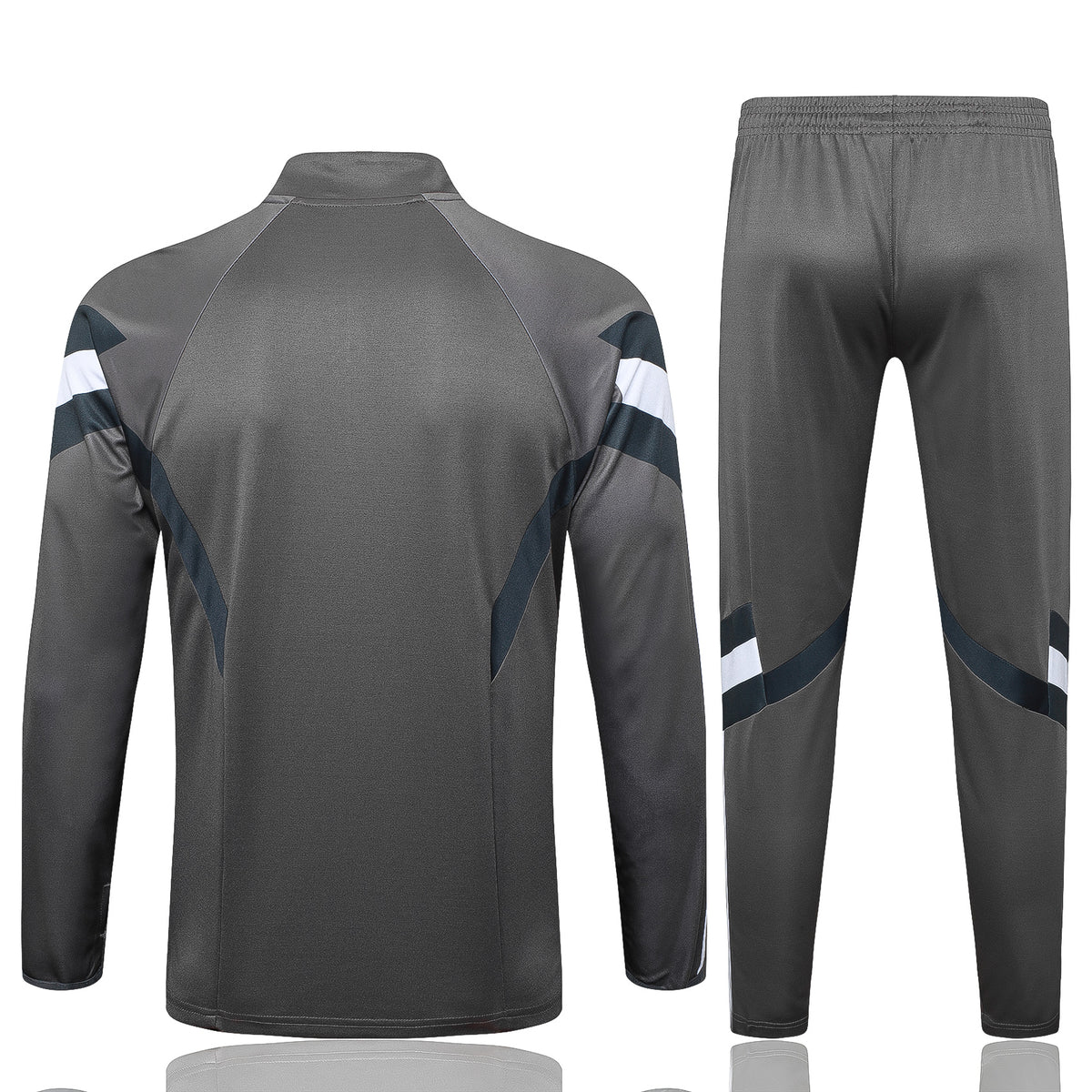 Conjunto Agasalho Treino Real Madrid 24/25 - Cinza