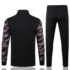 Conjunto Agasalho Treino São Paulo 24/25 - Preto e Vermelho