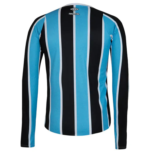 Camisa Grêmio I Manga Longa 24/25 - Azul e Preta