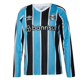 Camisa Grêmio I Manga Longa 24/25 - Azul e Preta