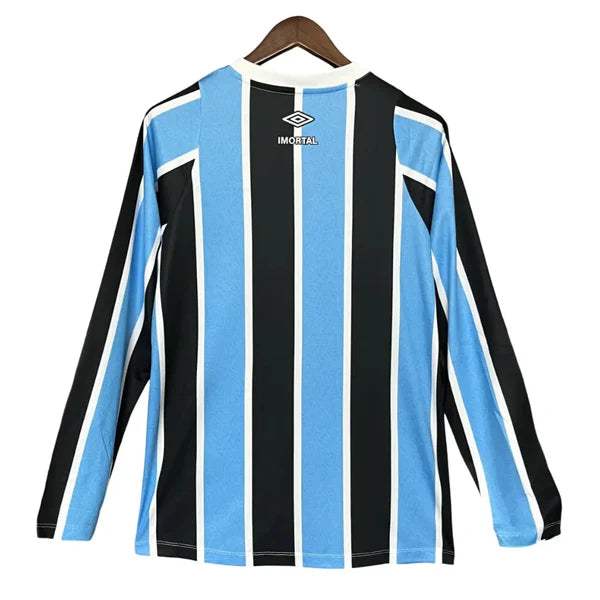 Camisa Grêmio I Manga Longa 24/25 - Azul e Preta