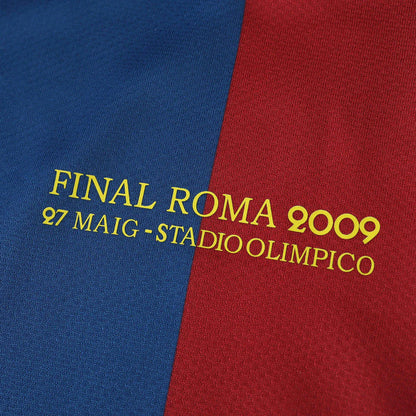 Camisa Barcelona I 2008/2009 Nike Torcedor - Azul e Grená - Retrô