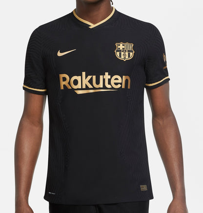 Camisa Barcelona II 2020/2021 Nike Torcedor - Preto - Retrô