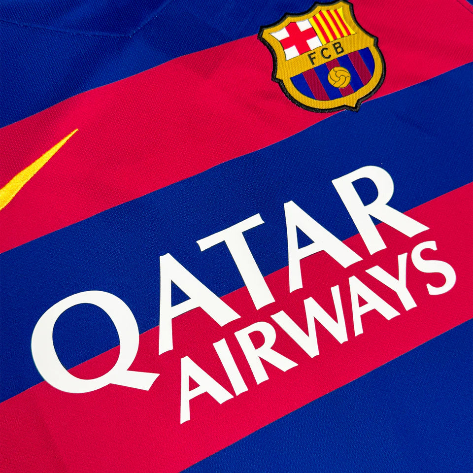 Camisa Barcelona I 2015/2016 Nike Torcedor - Retrô