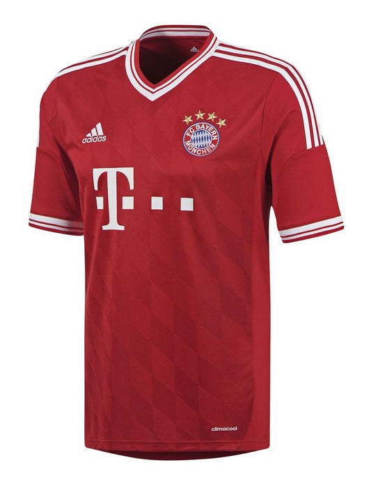 Camisa Bayern de Munique I 2013/2014 Adidas - Vermelha - Retrô