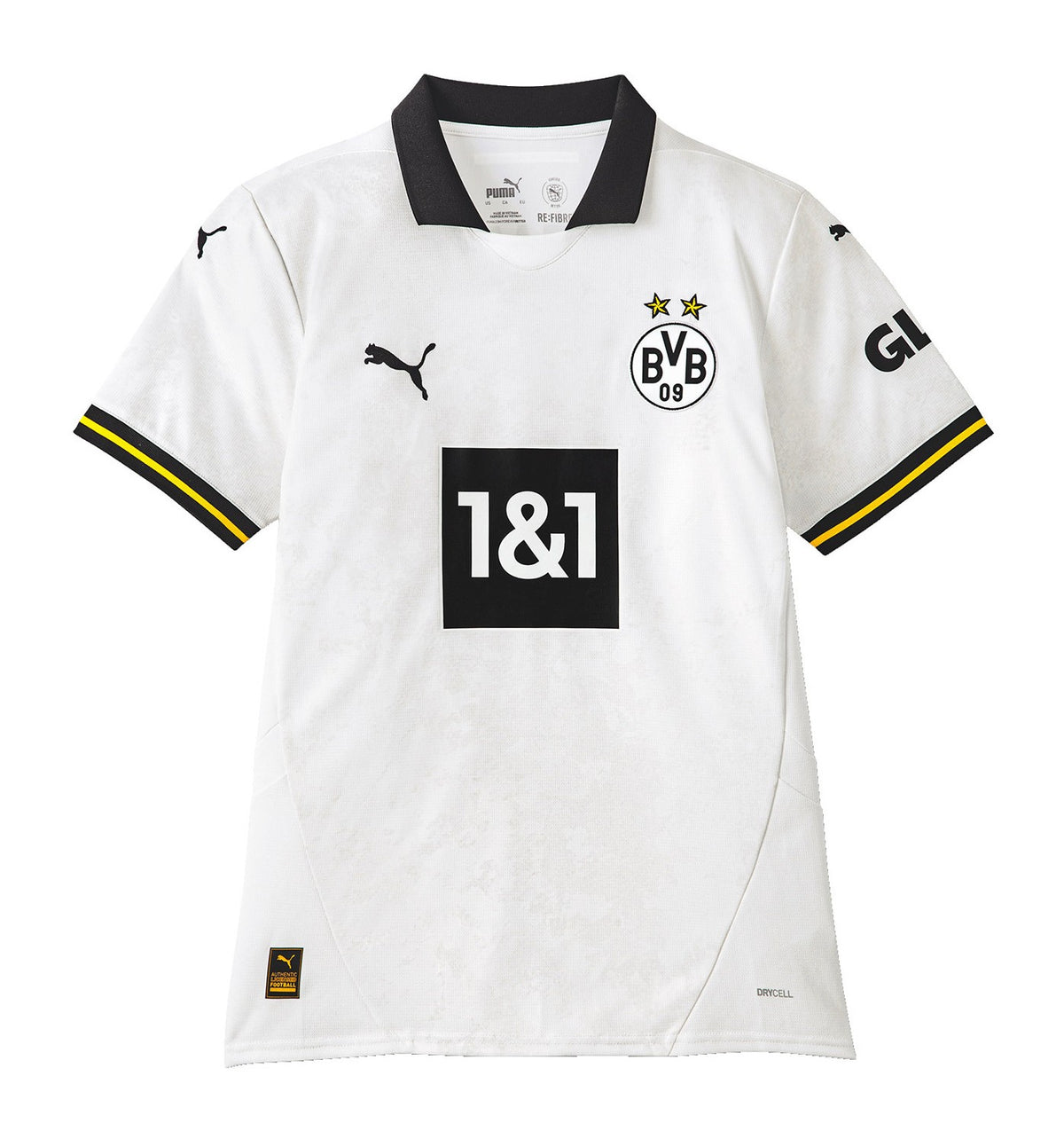 Camisa Borussia Dortmund III 24/25 - Torcedor Puma Masculina - Branco