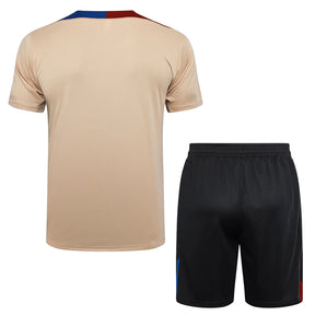 Conjunto Barcelona Treino 24/25 - Bege