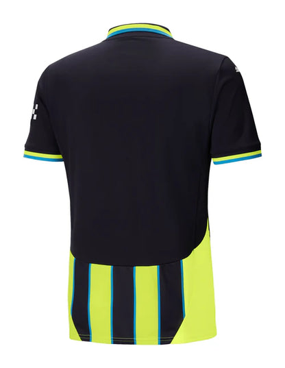 Camisa Manchester City II 24/25 - Torcedor Puma Masculina - azul-marinho listrado