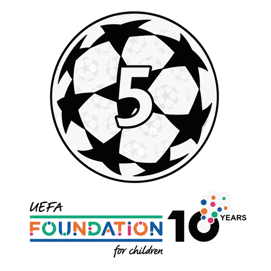 Kit 2 Patches Champions League 5 Troféus