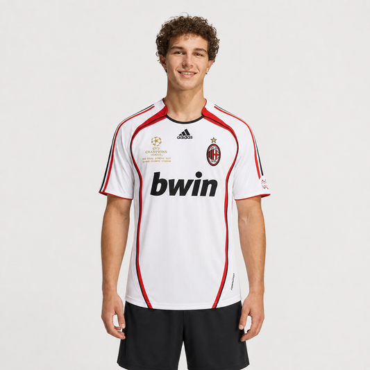 Camisa Milan II 2006/2007 Torcedor - Branco - Retrô