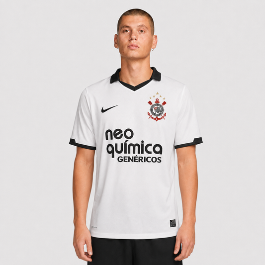 Camisa Corinthians I 2011 Retrô - Branca