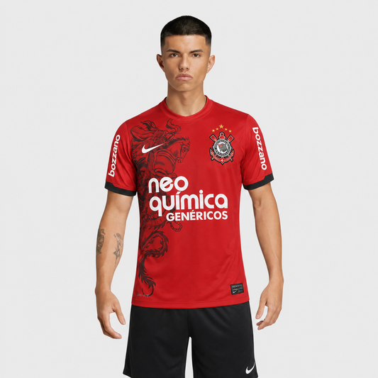 Camisa Corinthians III 2011 Retrô - Edição Limitada São Jorge - Bordô
