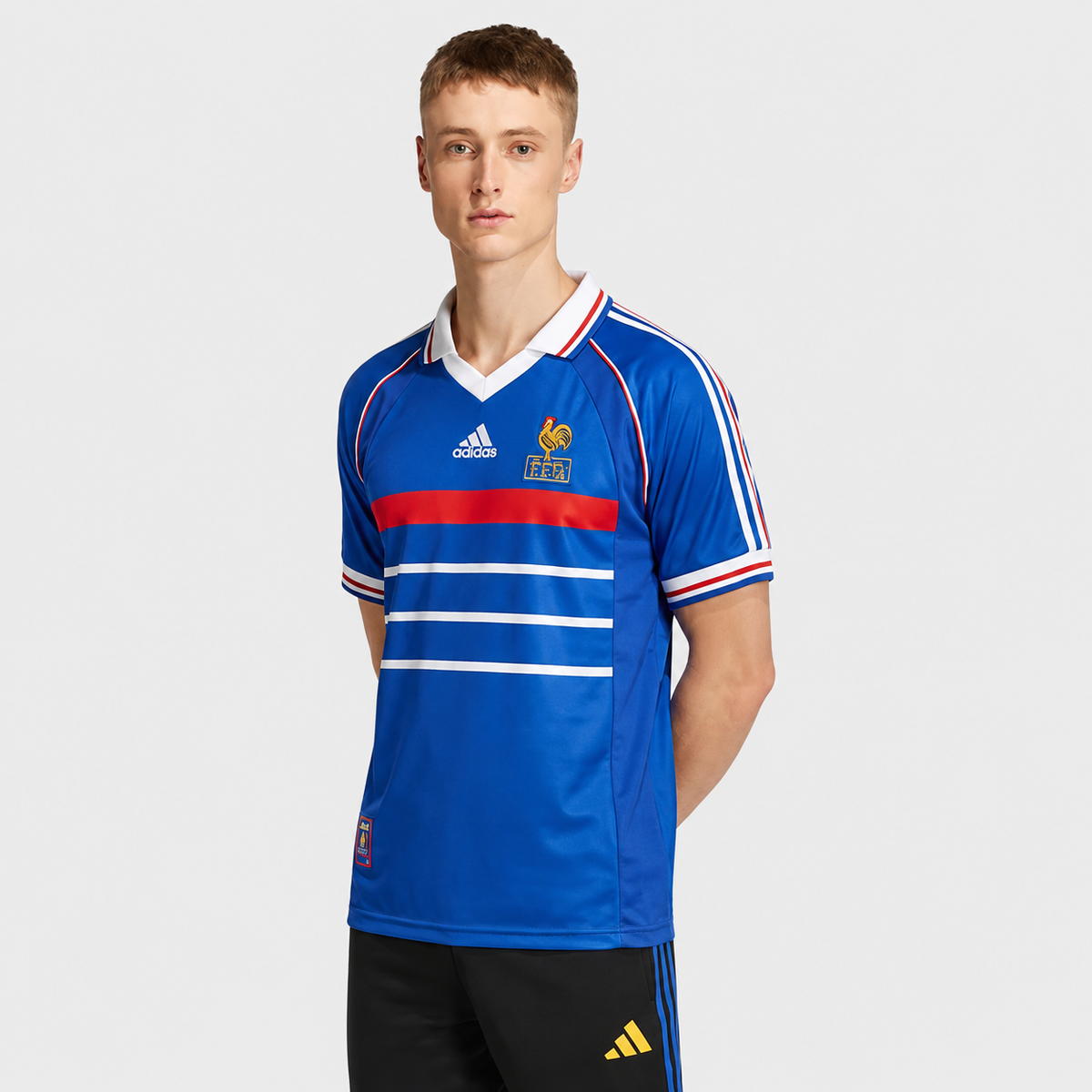 Camisa França I 1998 - Azul - Retrô