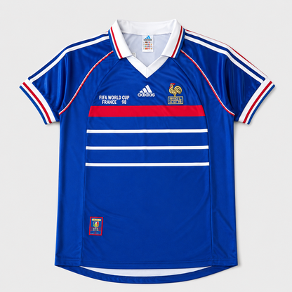 Camisa França I 1998 - Azul - Retrô