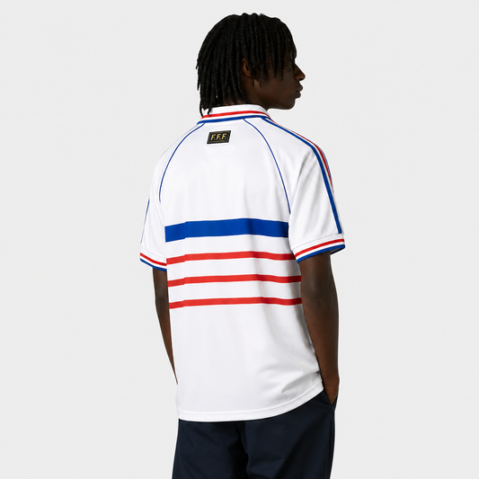Camisa França II 1998 - Branca - Retrô