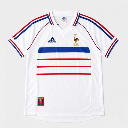 Camisa França II 1998 - Branca - Retrô