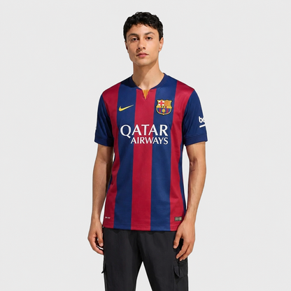 Camisa Barcelona I 2014/2015 Torcedor - Retrô