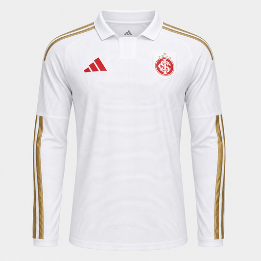 Camisa Internacional II Manga Longa 26/27 - Branca