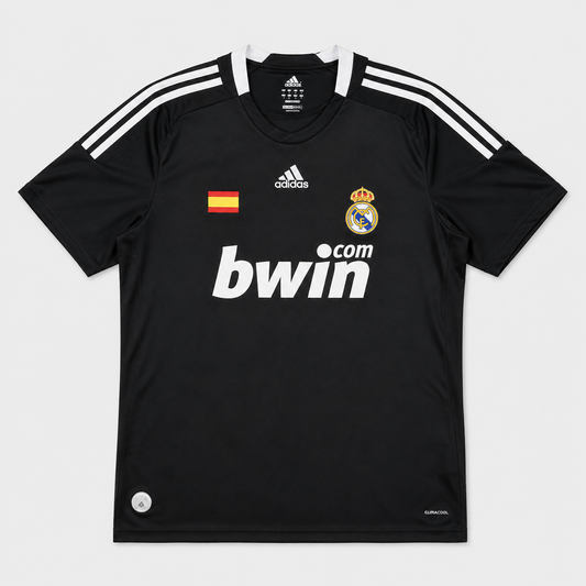 Camisa Real Madrid I 2008/2009 - Preta - Retrô