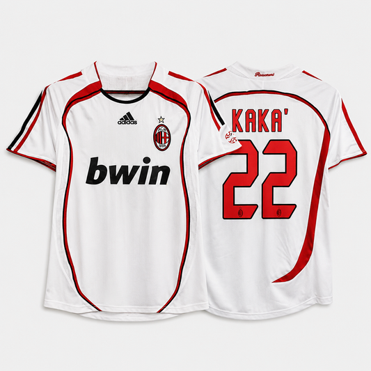 Camisa Milan II 2006 - Branca - Retrô - KAKÁ 22