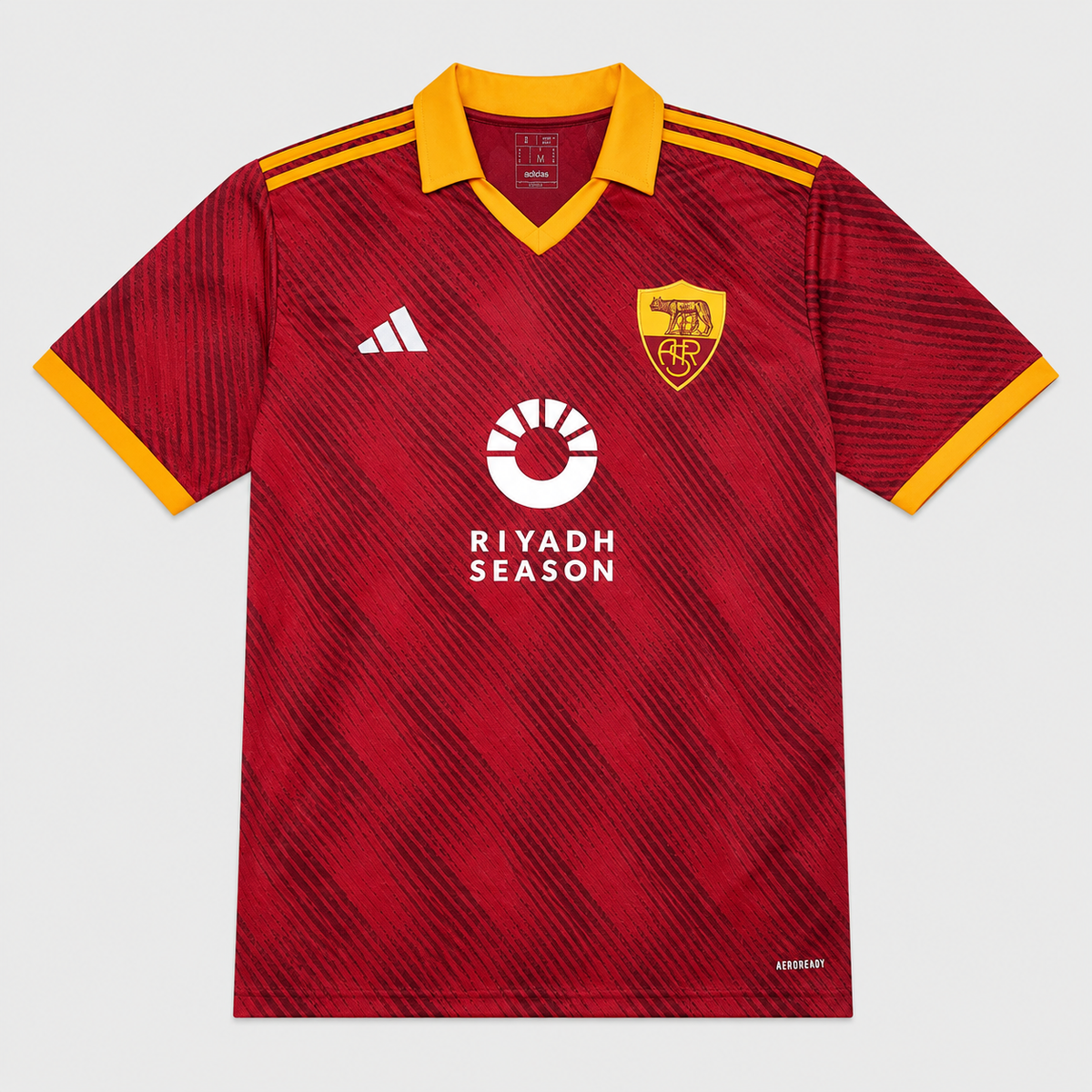 Camisa Roma IV 23/24 - Torcedor - Vermelha e Amarelo