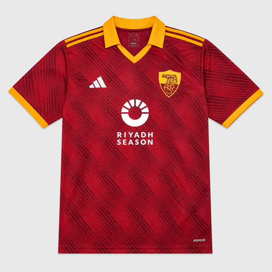 Camisa Roma IV 23/24 - Torcedor - Vermelha e Amarelo
