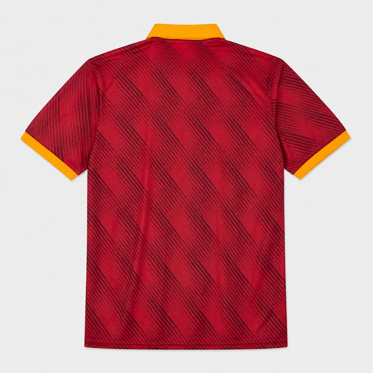 Camisa Roma IV 23/24 - Torcedor - Vermelha e Amarelo