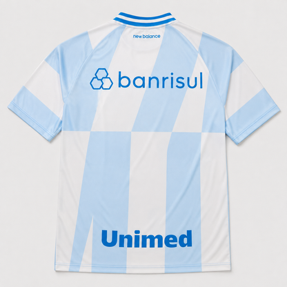 Camisa Grêmio II 26/27 - Azul e Branco + Patrocínios
