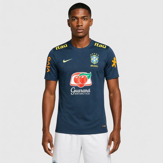 Camisa Seleção Brasileira Treino - Azul Marinho