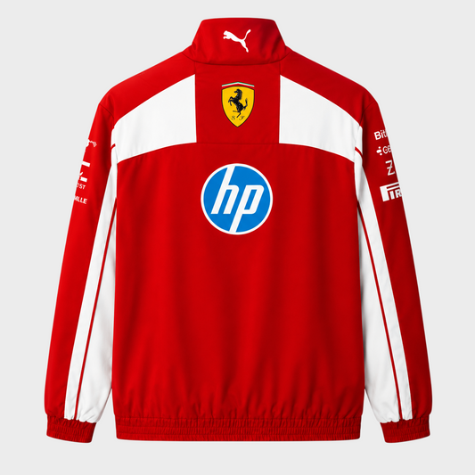 Jaqueta Corta-Vento Scuderia Ferrari  F1 - Vermelha