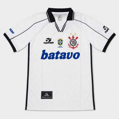 Camisa Corinthians I 1999 Retrô - Branca