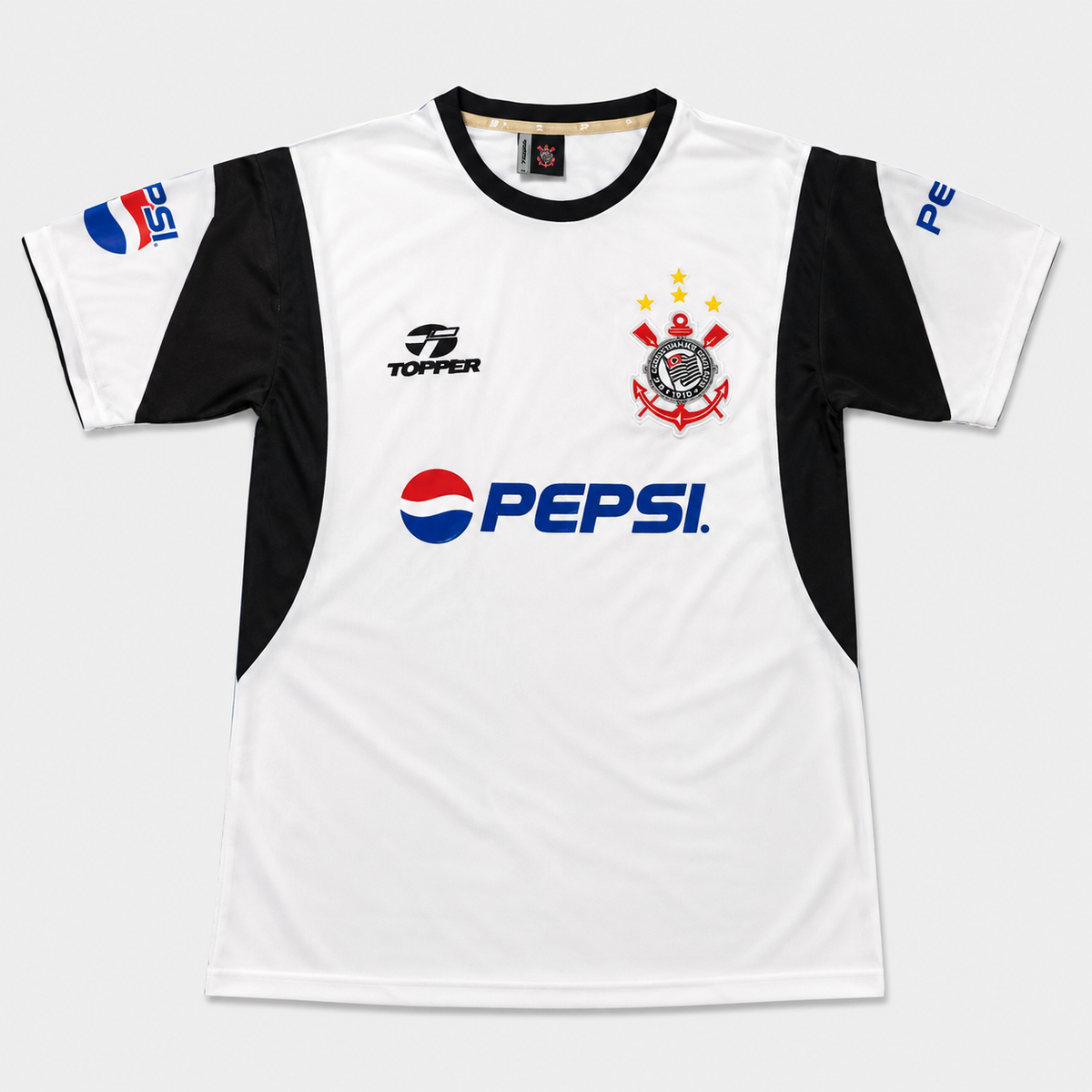 Camisa Corinthians I 2002 Retrô - Pepsi - Branca