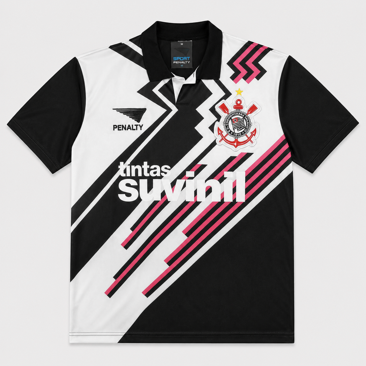 Camisa Corinthians Goleiro 1995 Retrô - Preta